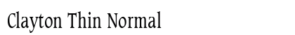Clayton Thin Normal preview