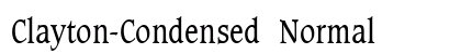 Clayton-Condensed Normal preview