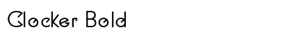 Clocker Bold preview