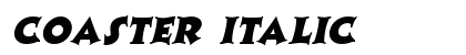 Coaster Italic Preview