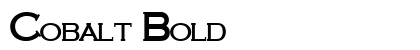 Cobalt Bold preview