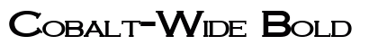 Cobalt-Wide Bold preview