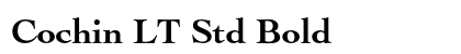 Cochin LT Std Bold preview