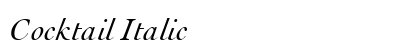 Cocktail Italic Preview
