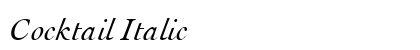Cocktail Italic Preview