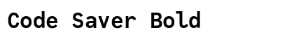 Code Saver Bold preview