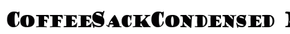 CoffeeSackCondensed Normal preview