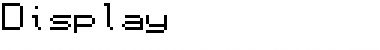 Display Font