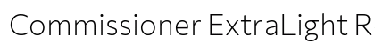 Commissioner ExtraLight Regular preview