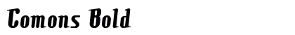 Comons Bold preview