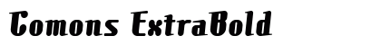 Comons ExtraBold Preview