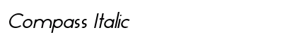 Compass Italic Preview