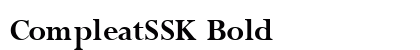 CompleatSSK Bold preview