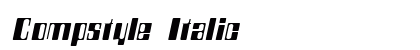 Compstyle Italic preview
