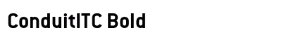 ConduitITC Bold preview