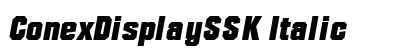 ConexDisplaySSK Italic preview