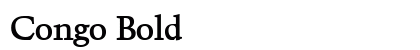 Congo Bold preview