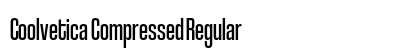 Coolvetica Compressed Regular Preview