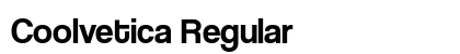 Coolvetica Regular Preview