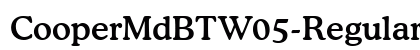 CooperMdBTW05-Regular Regular preview