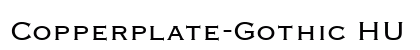 Copperplate-Gothic HU Normal preview