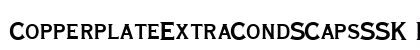 CopperplateExtraCondSCapsSSK Bold preview