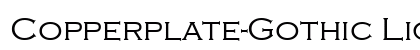 Copperplate-Gothic Light Preview