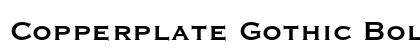 Copperplate Gothic Bold preview