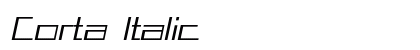 Corta Italic preview