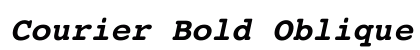 Courier Bold Oblique Preview