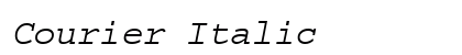 Courier Italic Preview