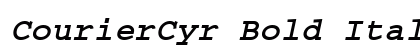 CourierCyr Bold Italic Preview