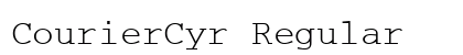 CourierCyr Regular preview