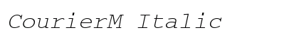 CourierM Italic preview