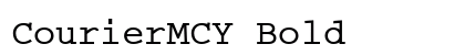 CourierMCY Bold preview