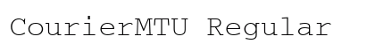 CourierMTU Regular preview