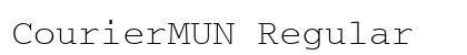 CourierMUN Regular preview