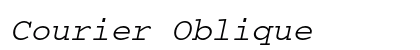 Courier Oblique preview