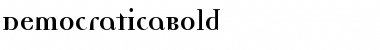 Download DemocraticaBold Font