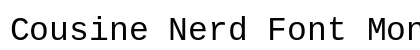 Cousine Nerd Font Mono Regular Preview