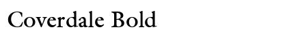 Coverdale Bold preview