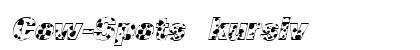 Cow-Spots kursiv preview