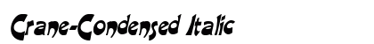 Crane-Condensed Italic preview