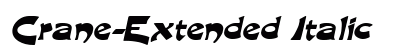 Crane-Extended Italic preview