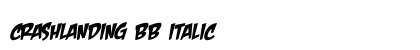 CrashLanding BB Italic preview