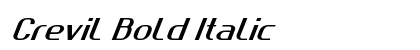 Crevil Bold Italic Preview