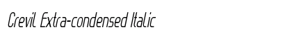 Crevil Extra-condensed Italic Preview