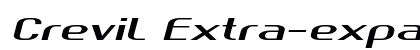 Crevil Extra-expanded Bold Preview