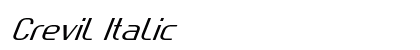 Crevil Italic Preview