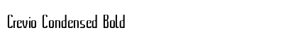Crevio Condensed Bold Preview